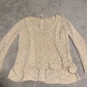 Free People Distressed Sweater